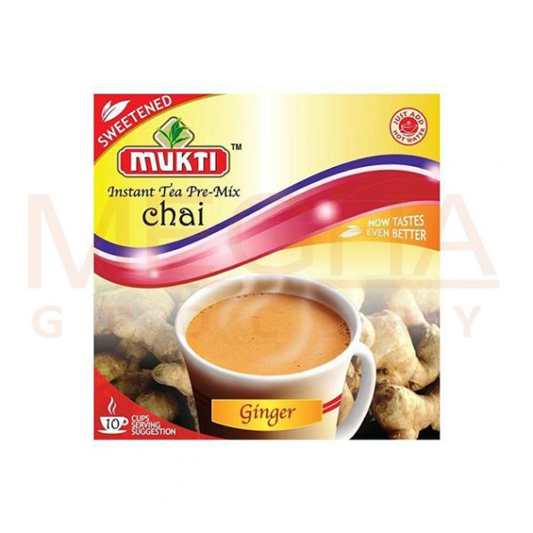 Mukti Ginger Chai Instant Tea Premix Sweetened (14g X10)