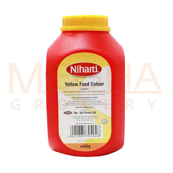 Niharti Food Colour Yellow Large - 400G